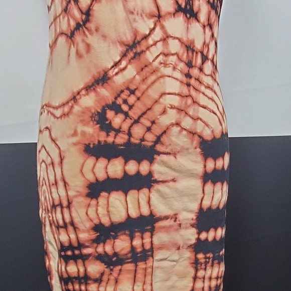 Reverse Tie Dye Custom Made Sleeveless Criss-Cross Dress Forever 21 - Picture 5 of 9